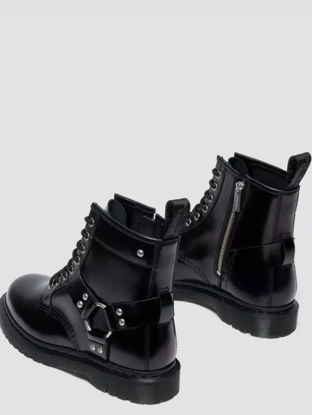Dr. Martens 1460 Harness Leather Lace Up Boots